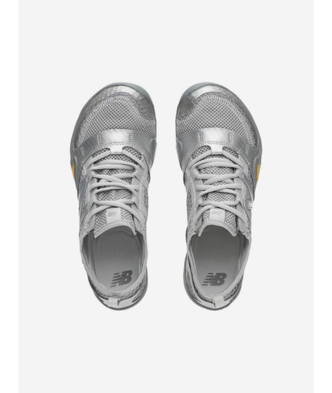 NEW BALANCE Серебряные кожаные кроссовки, фото 3