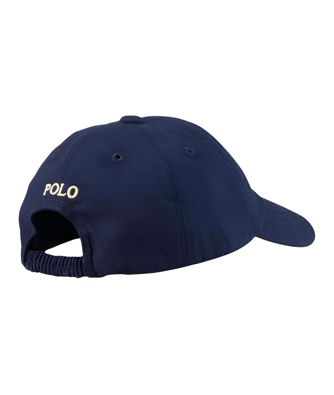POLO RALPH LAUREN Синяя хлопковая кепка, фото 2