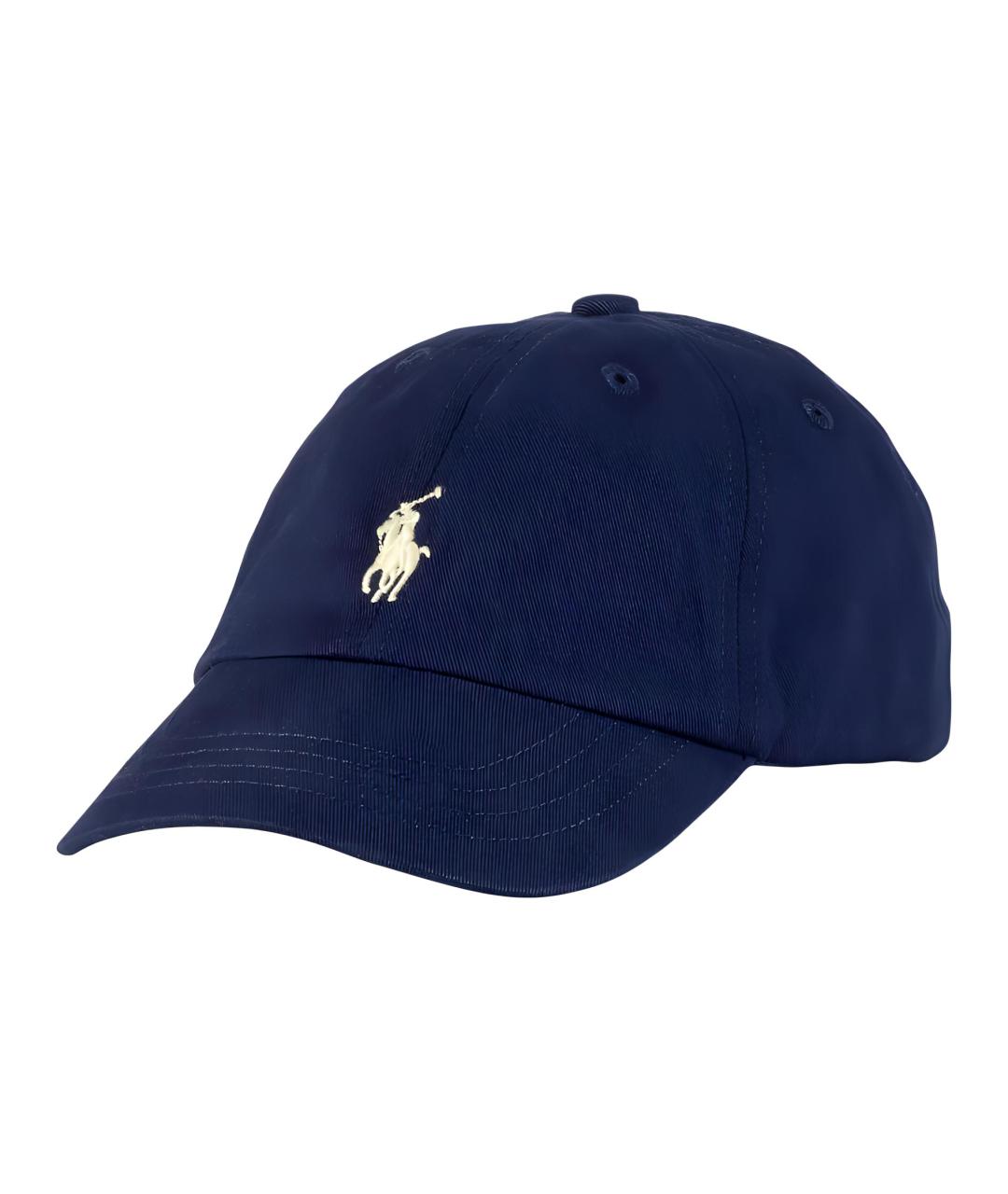 POLO RALPH LAUREN Синяя хлопковая кепка, фото 1