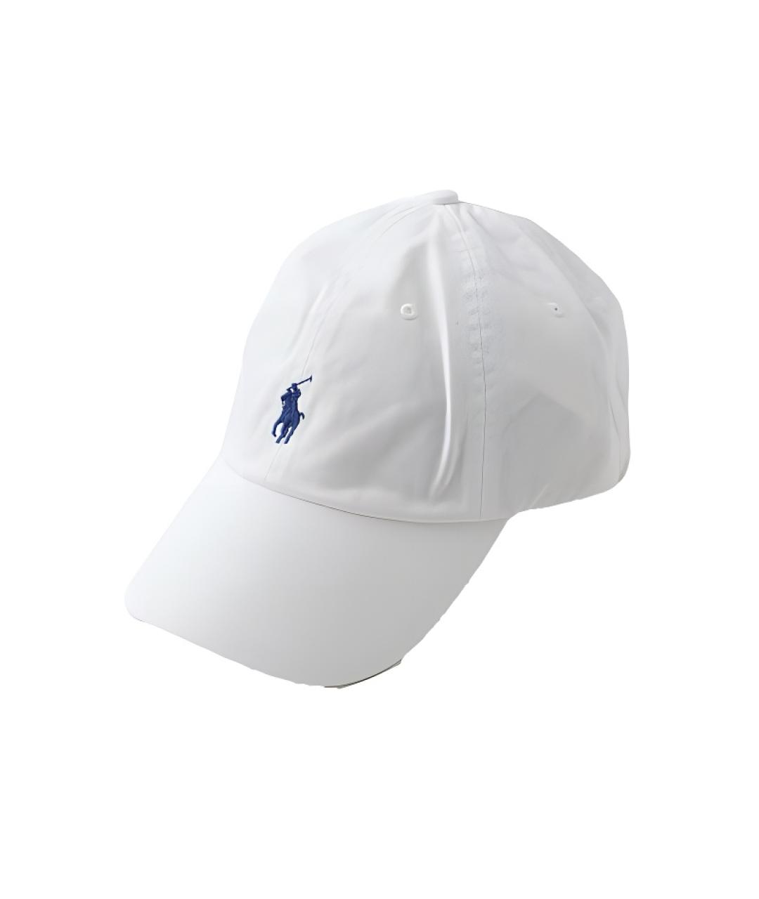 POLO RALPH LAUREN Белая хлопковая кепка, фото 4