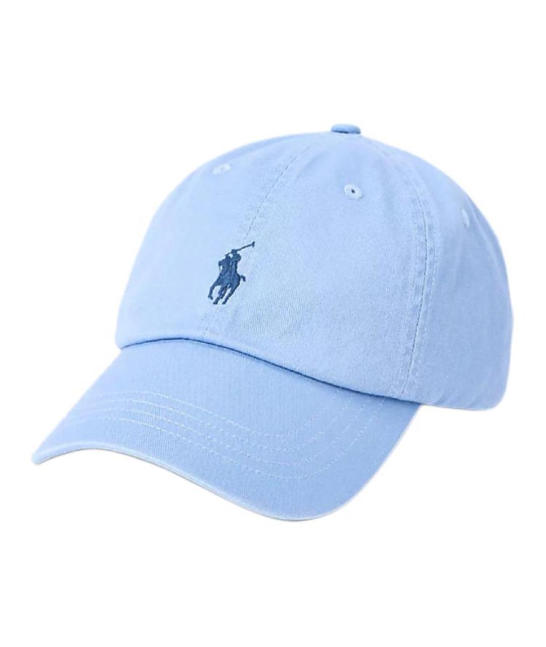 POLO RALPH LAUREN Голубая хлопковая кепка, фото 1