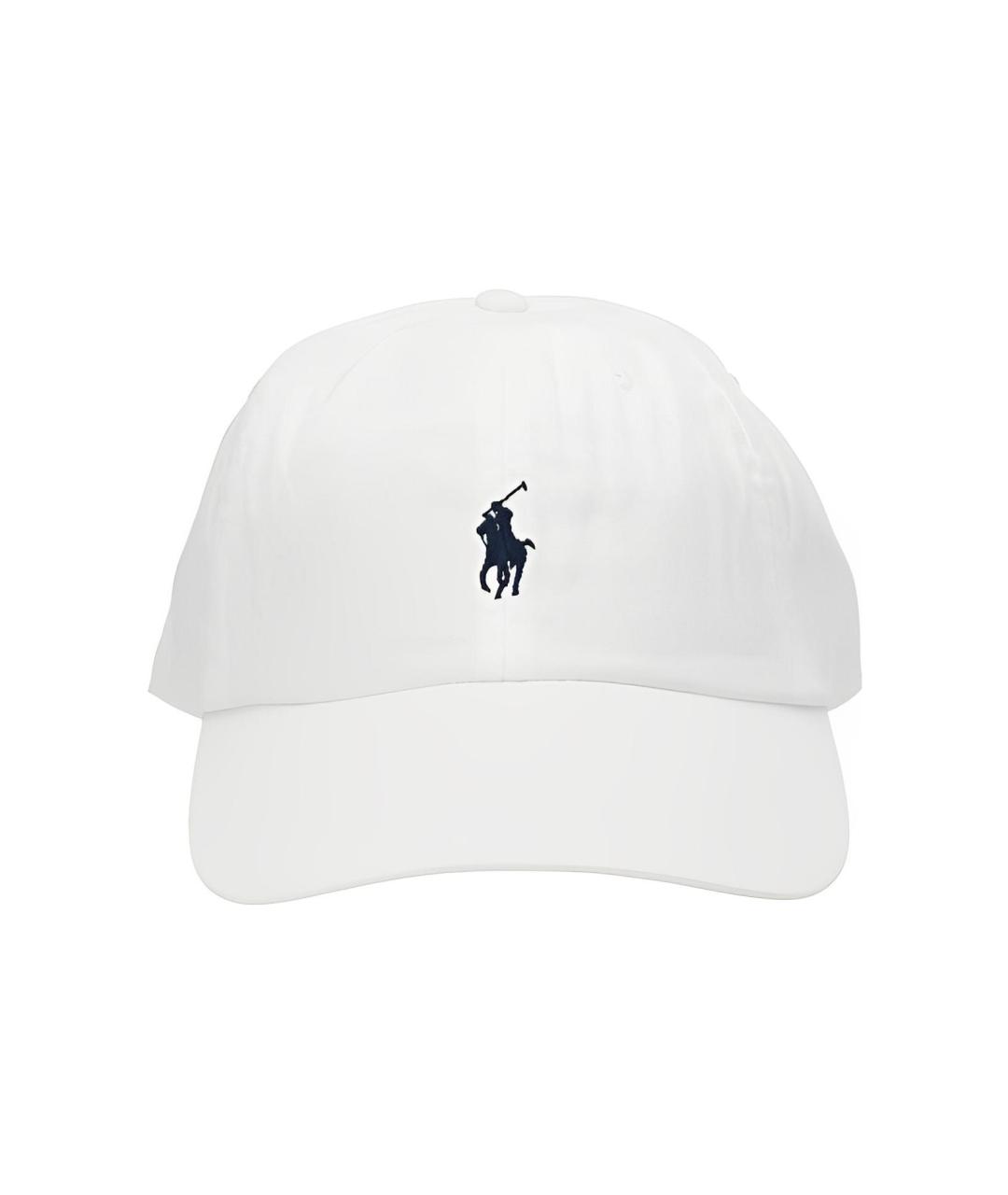 POLO RALPH LAUREN Белая хлопковая кепка/бейсболка, фото 1