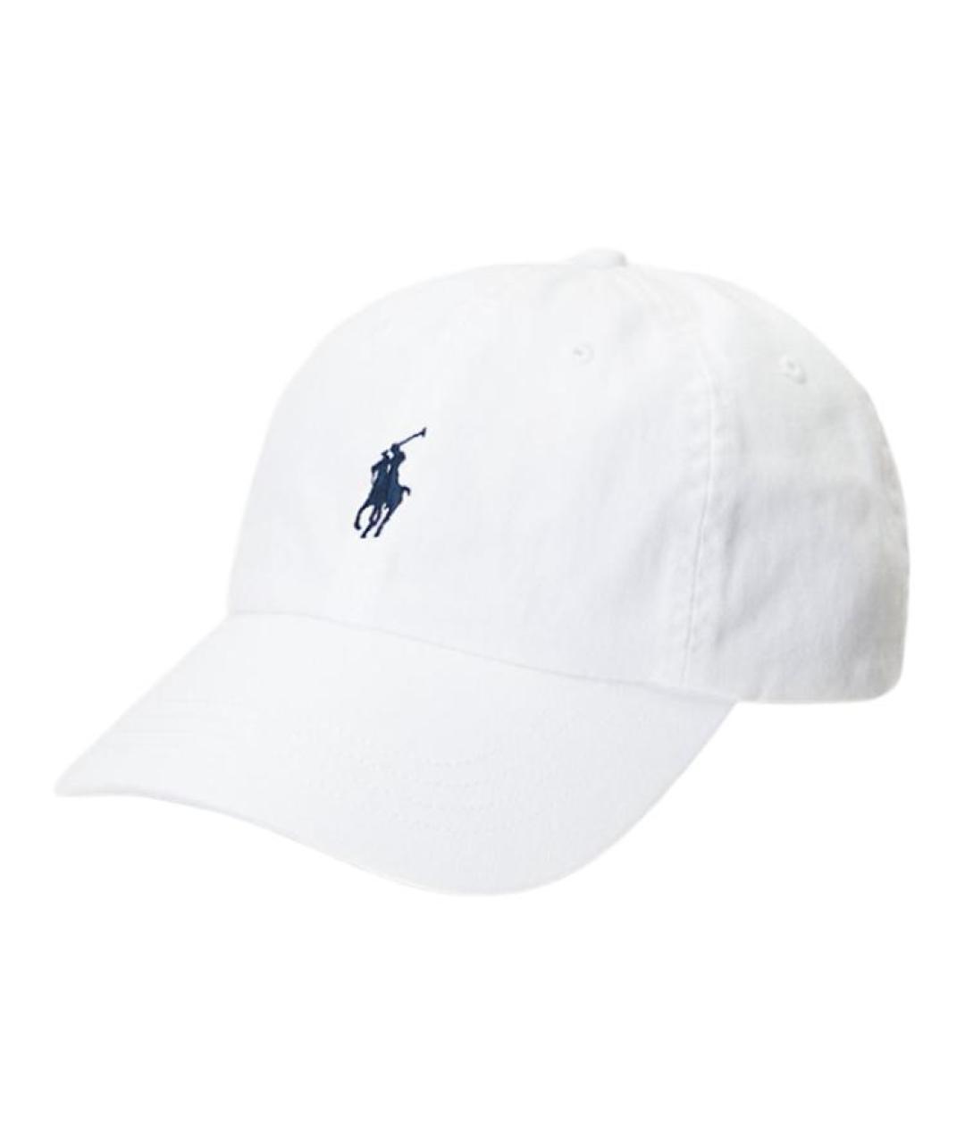 POLO RALPH LAUREN Белая хлопковая кепка/бейсболка, фото 4