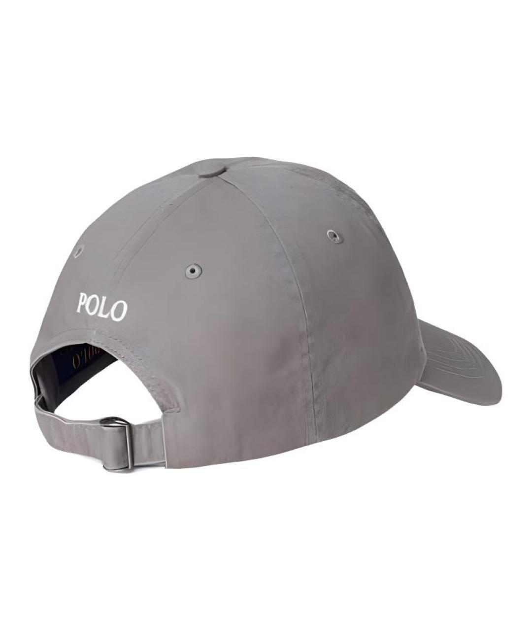 POLO RALPH LAUREN Серая хлопковая кепка, фото 3