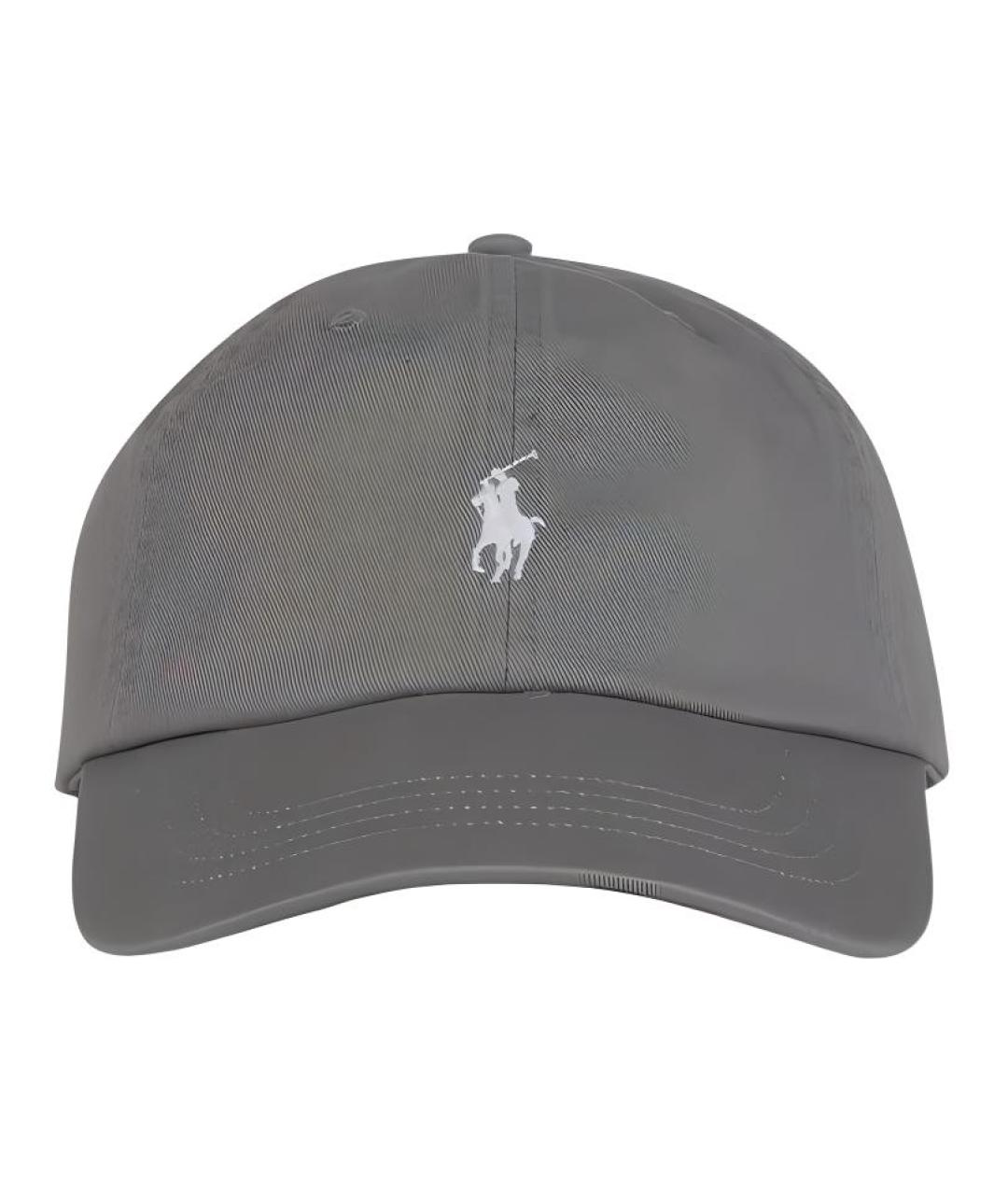 POLO RALPH LAUREN Серая хлопковая кепка, фото 2