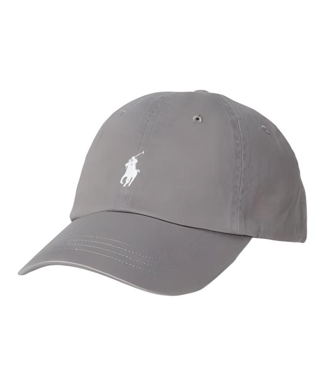POLO RALPH LAUREN Серая хлопковая кепка, фото 1