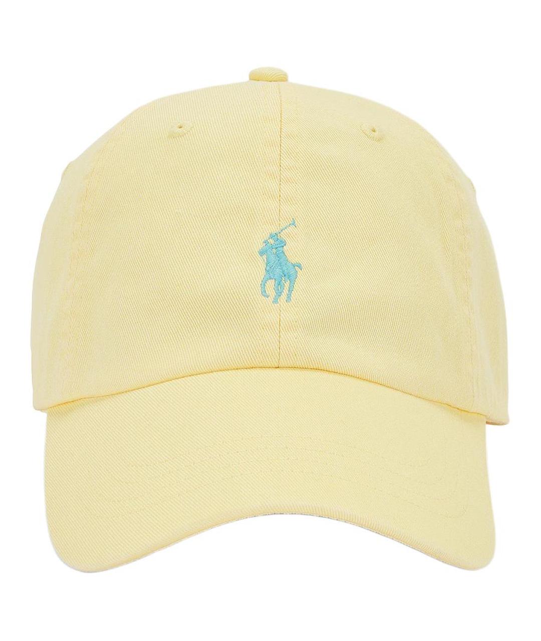 POLO RALPH LAUREN Желтая хлопковая кепка, фото 1