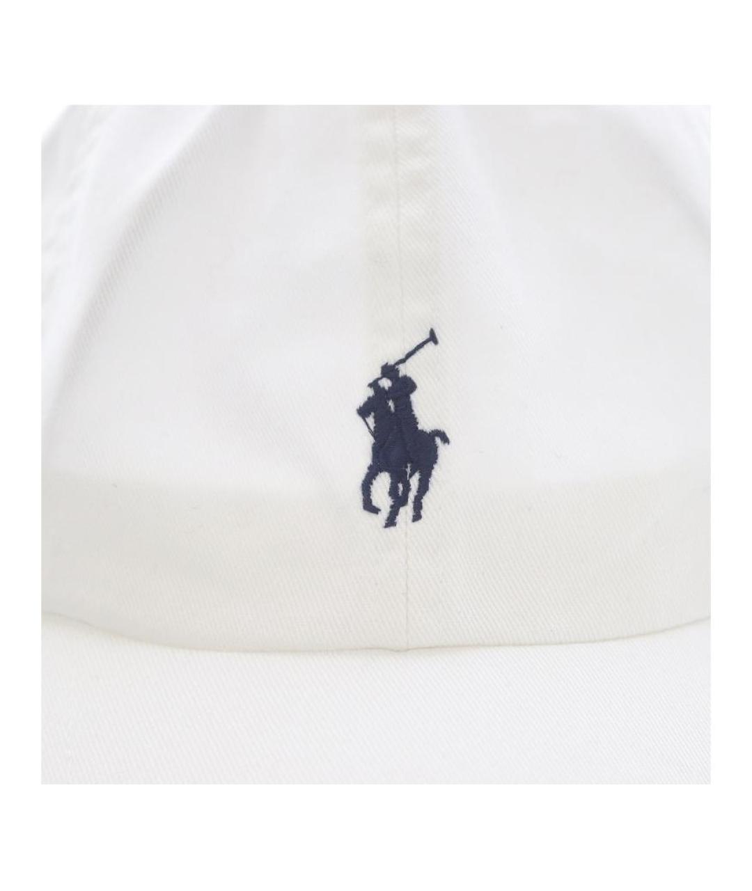 POLO RALPH LAUREN Белая кепка, фото 3