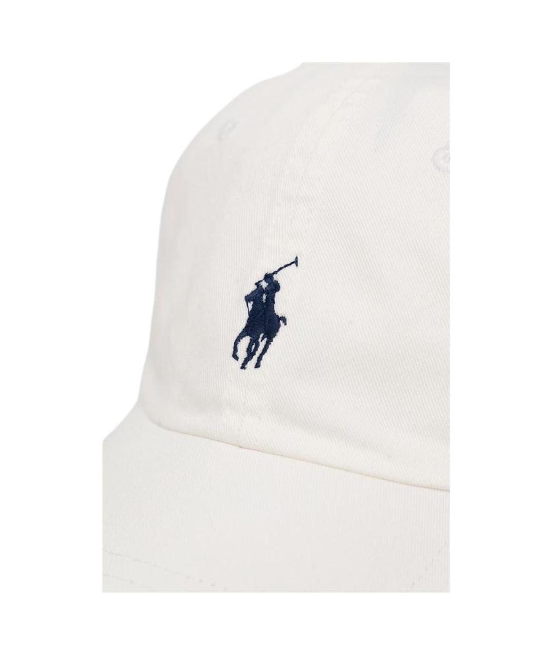 POLO RALPH LAUREN Белая кепка, фото 4