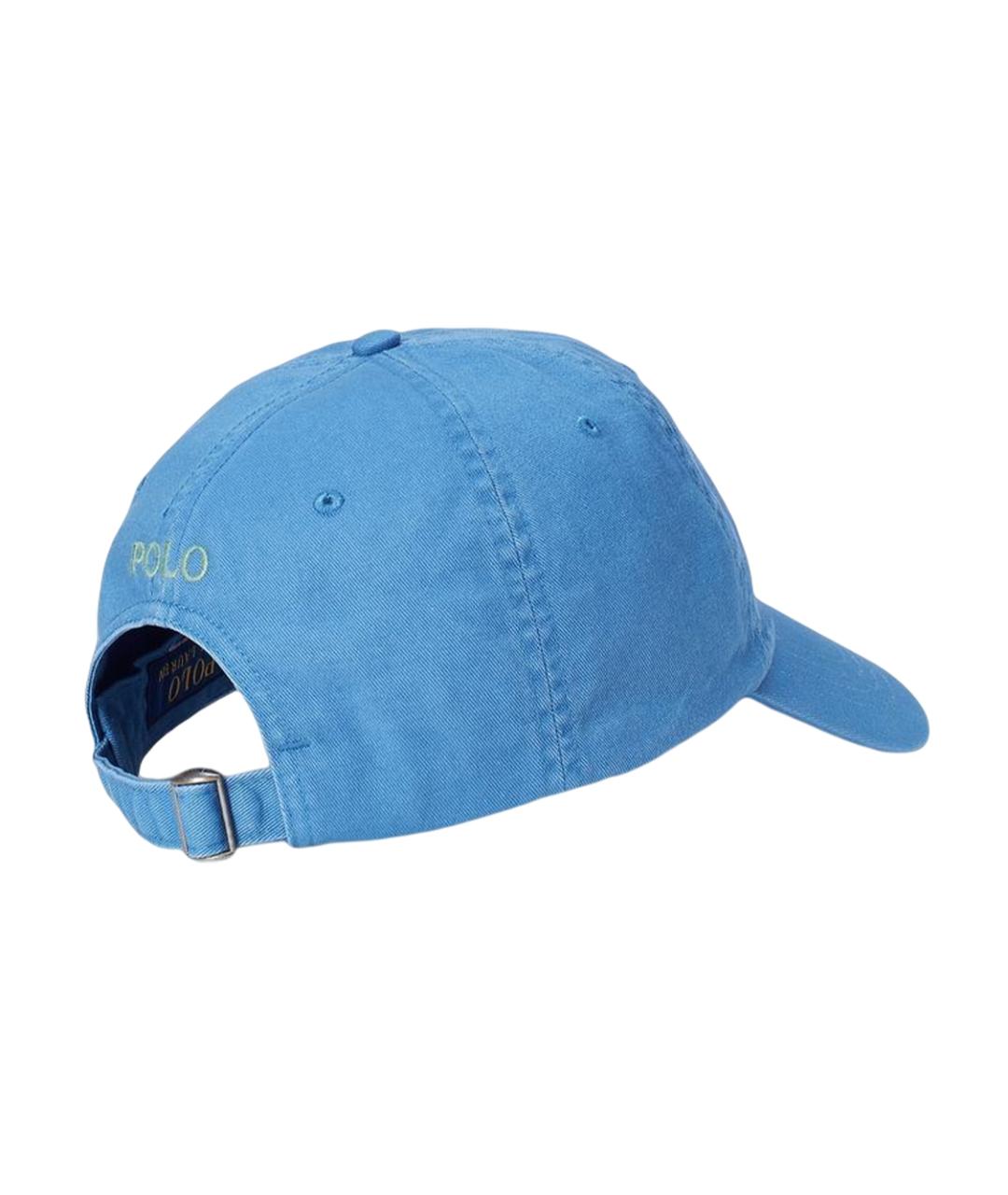POLO RALPH LAUREN Синяя хлопковая кепка, фото 2