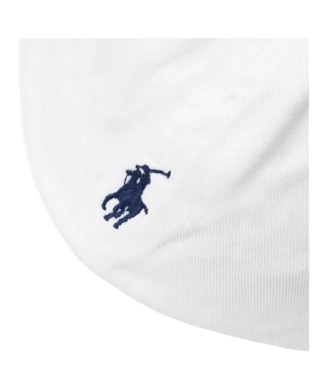 POLO RALPH LAUREN Белая хлопковая кепка, фото 5
