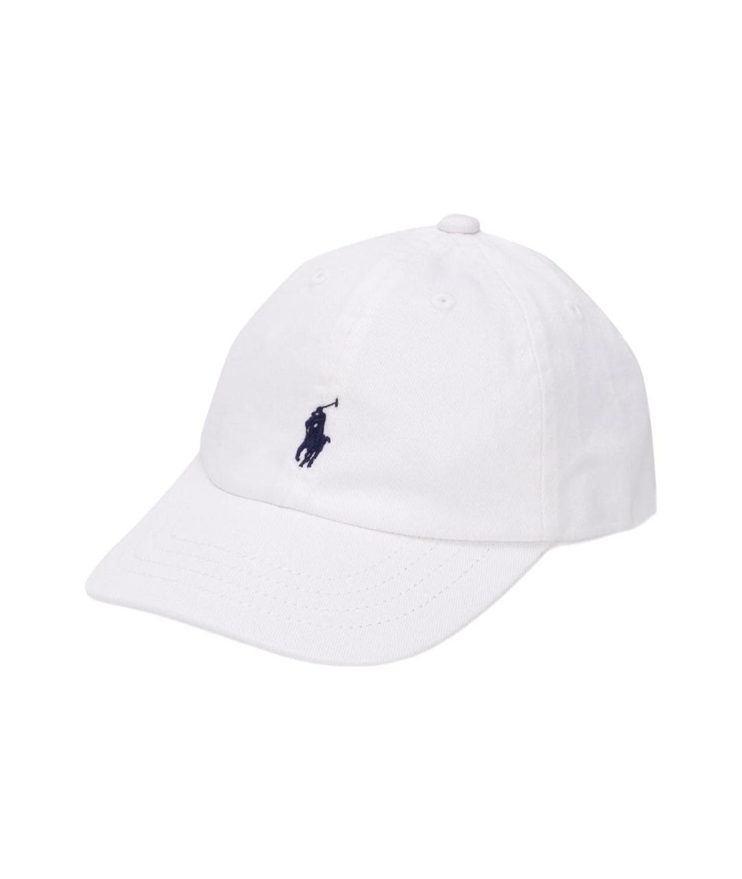 POLO RALPH LAUREN Белая хлопковая кепка, фото 1