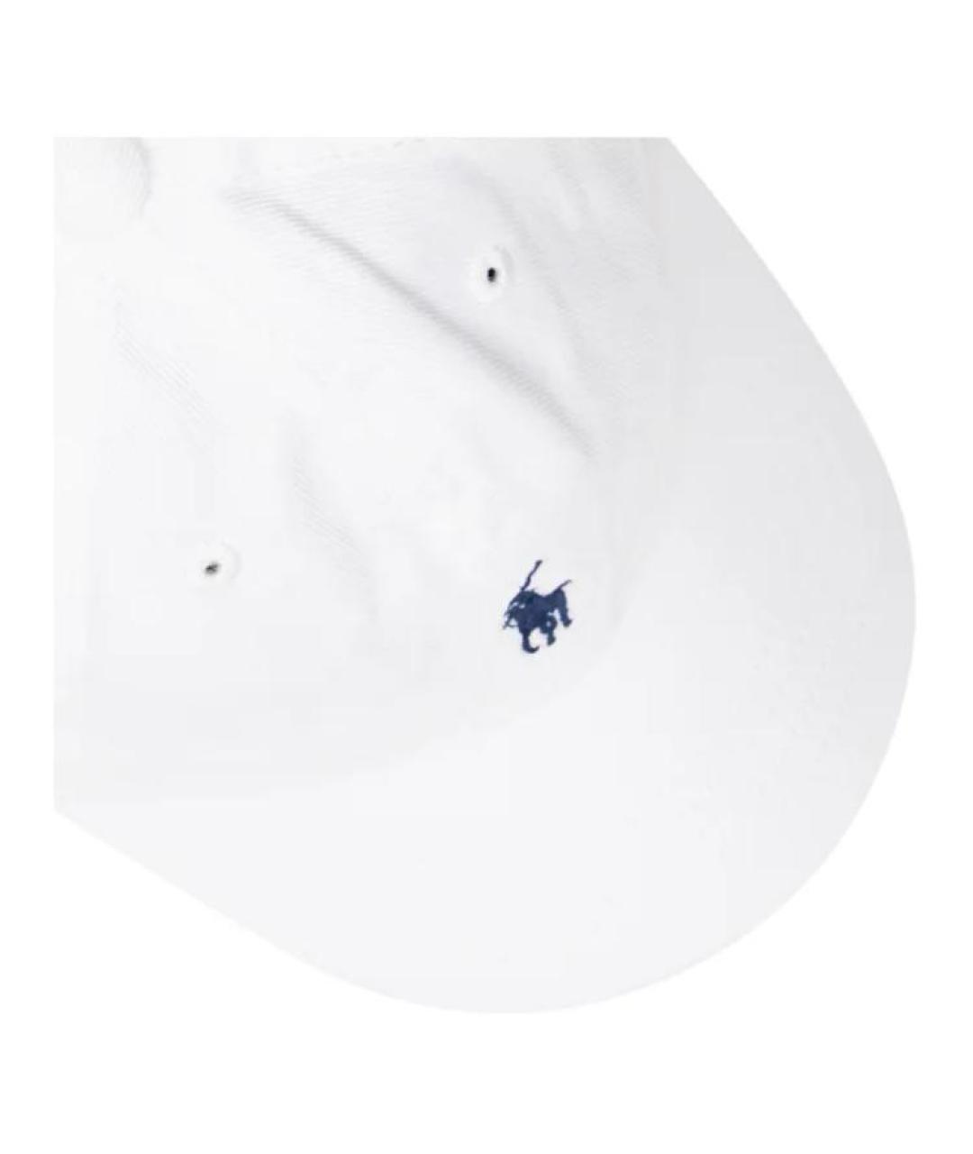 POLO RALPH LAUREN Белая хлопковая кепка, фото 4