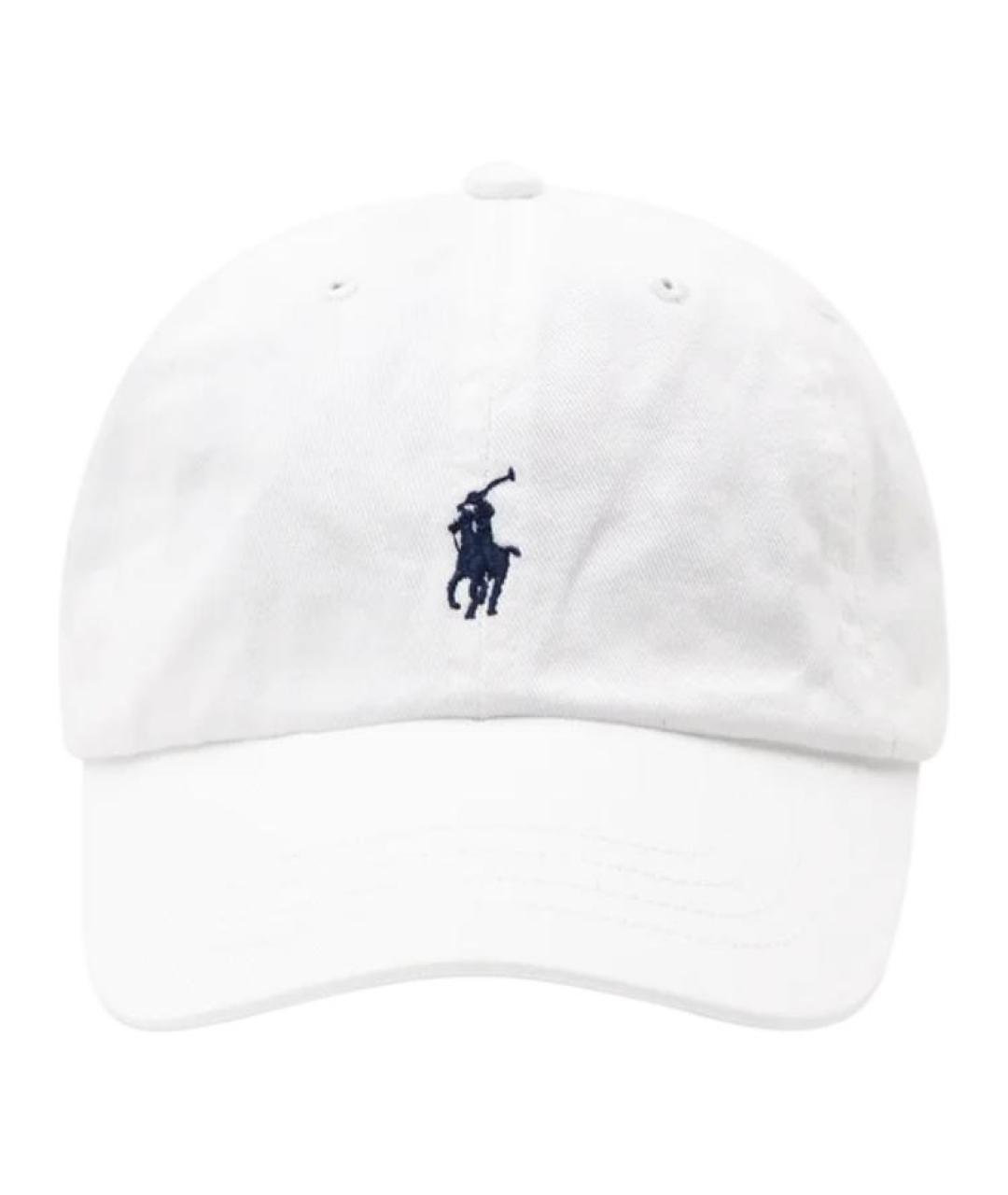 POLO RALPH LAUREN Белая хлопковая кепка, фото 2