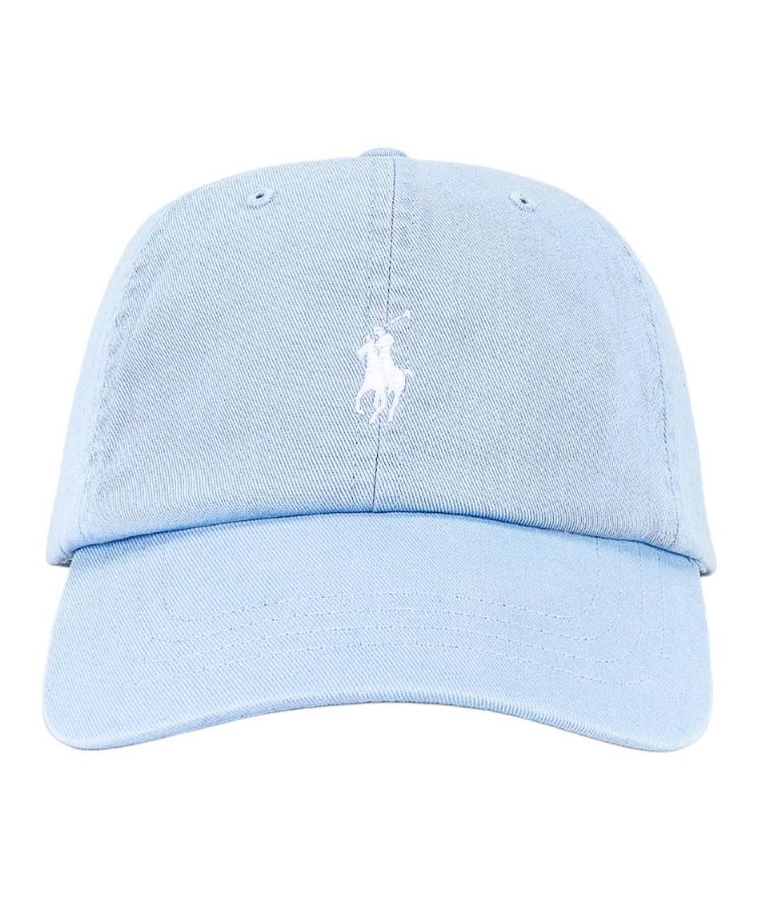 POLO RALPH LAUREN Голубая хлопковая кепка, фото 3