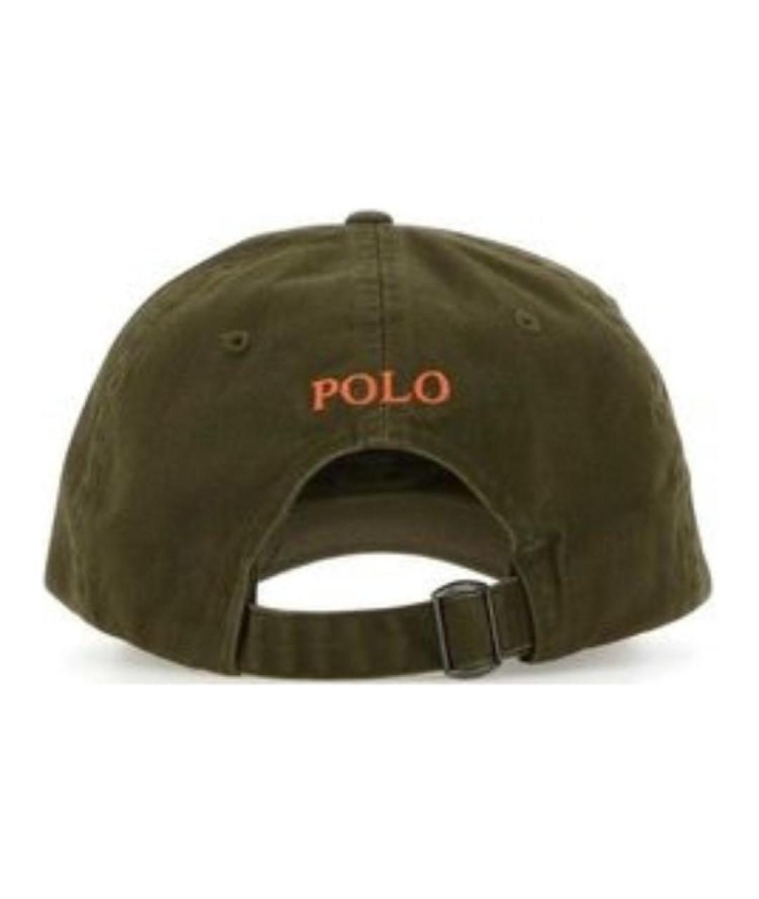 POLO RALPH LAUREN Зеленая кепка/бейсболка, фото 4