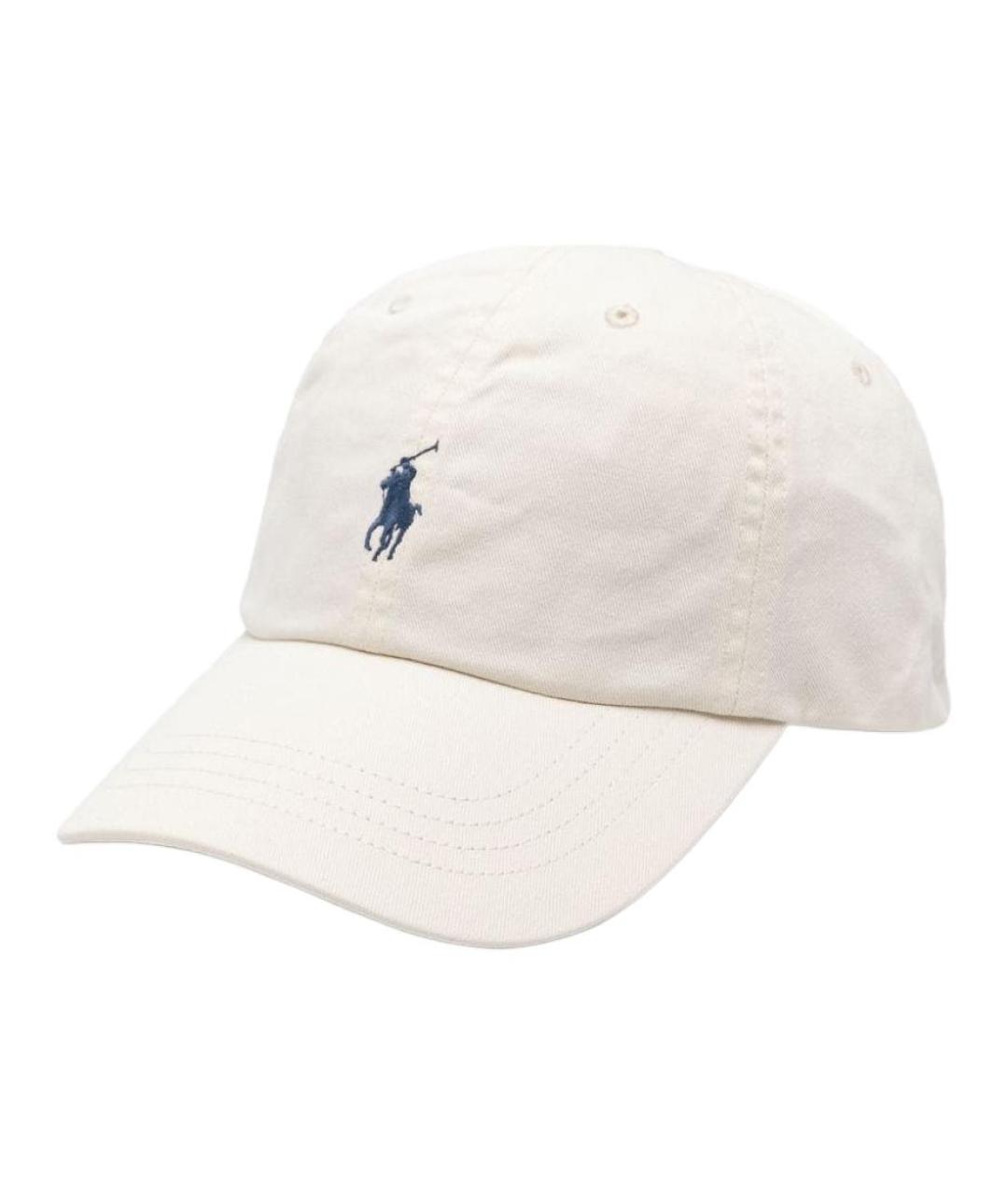 POLO RALPH LAUREN Бежевая хлопковая кепка, фото 1