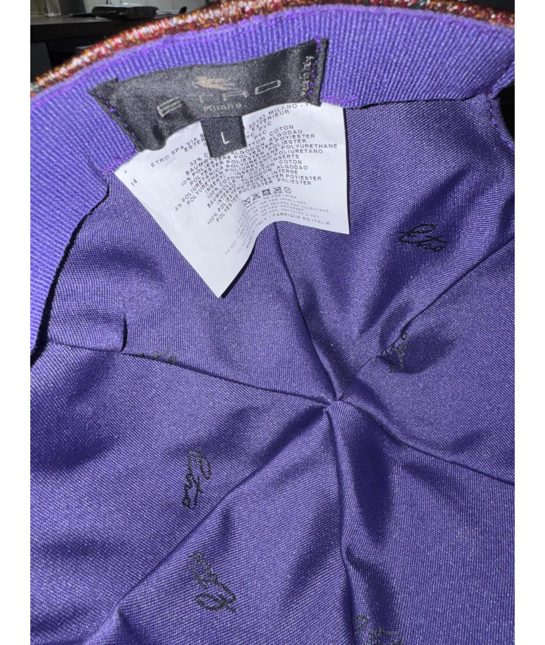 ETRO Коричневая кепка/бейсболка, фото 5