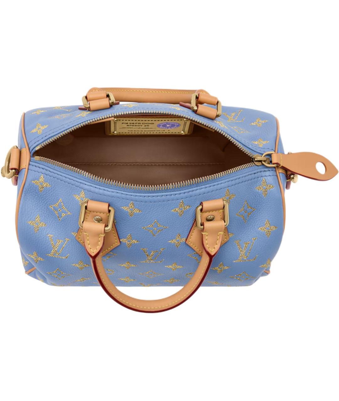 LOUIS VUITTON Синяя кожаная сумка на плечо, фото 5