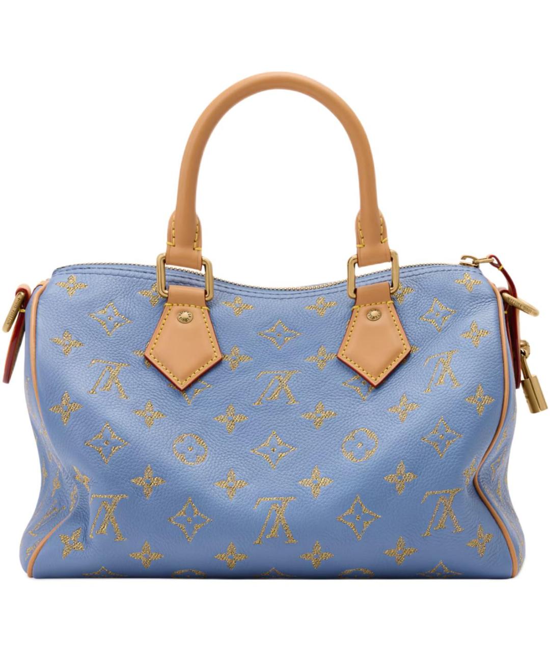 LOUIS VUITTON Синяя кожаная сумка на плечо, фото 4