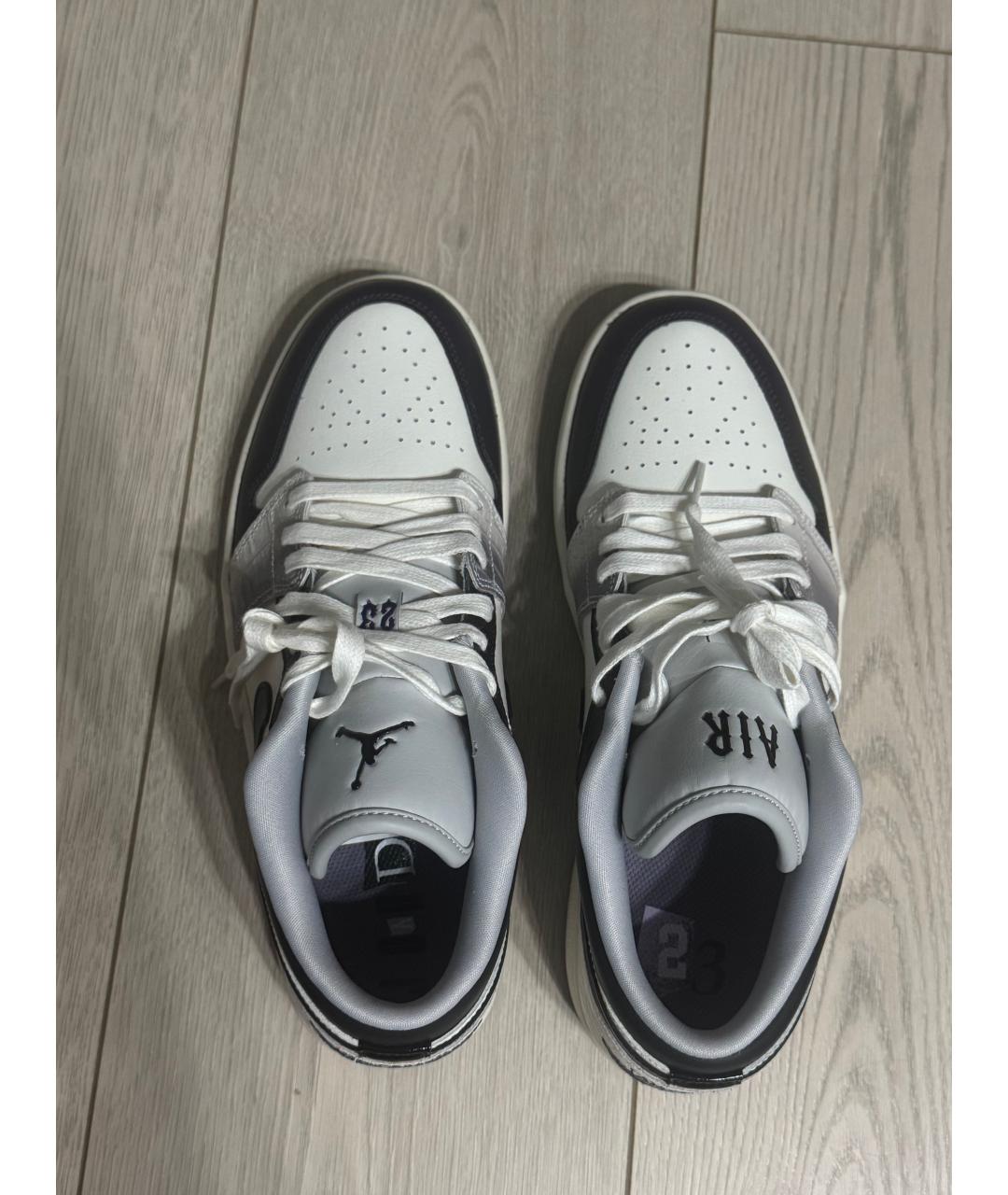 NIKE Белые кожаные низкие кроссовки / кеды, фото 3