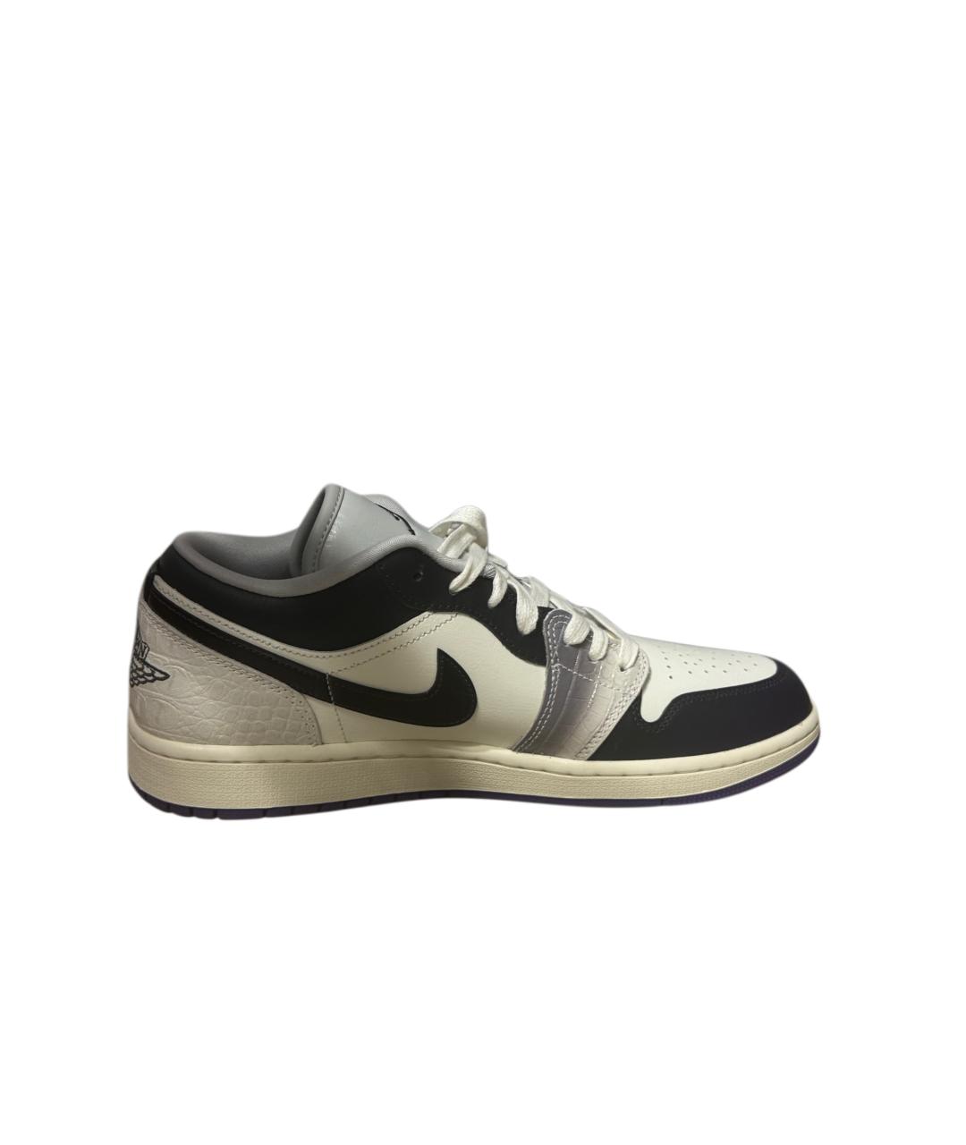 NIKE Белые кожаные низкие кроссовки / кеды, фото 6