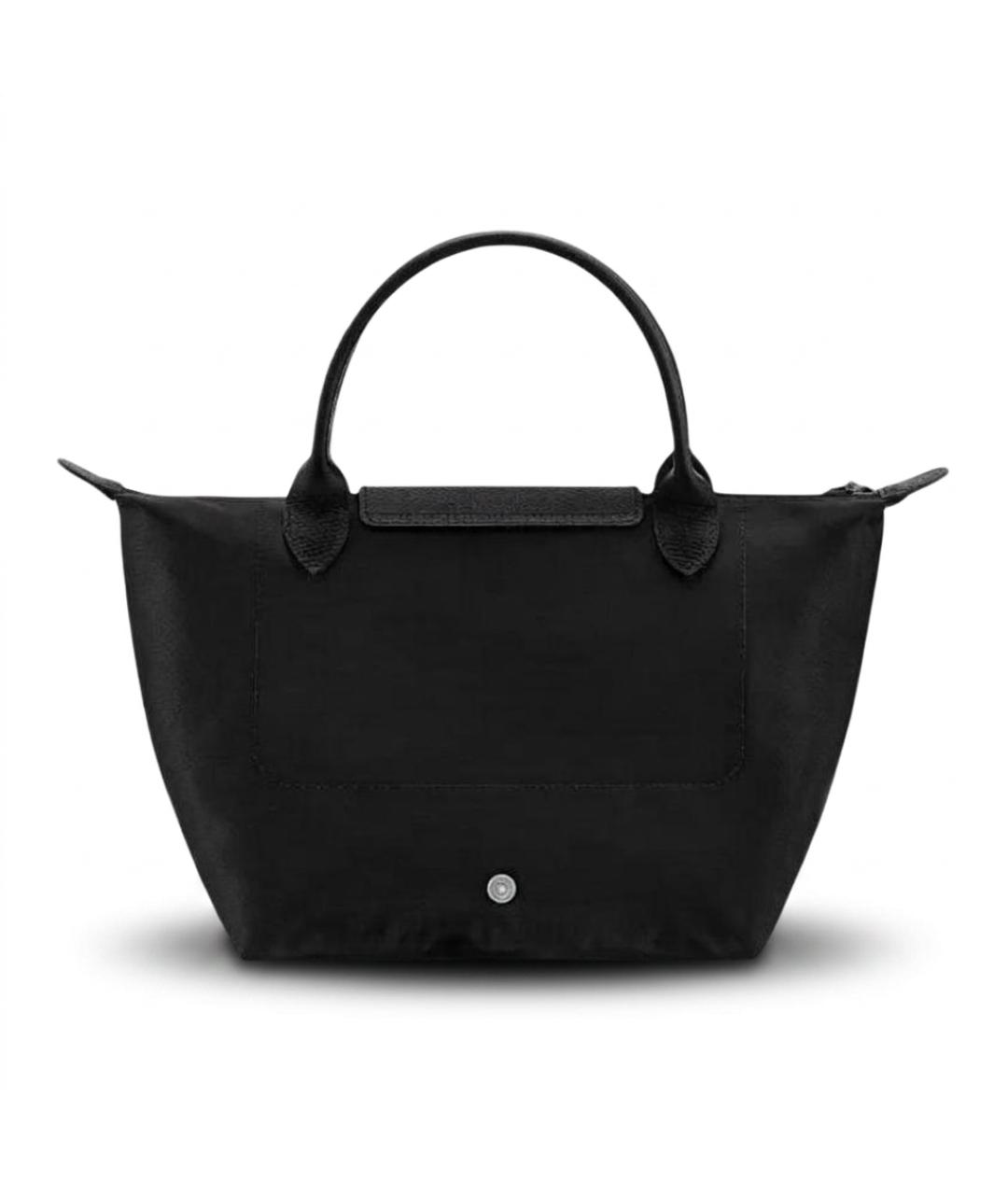 LONGCHAMP Черная тканевая сумка через плечо, фото 3