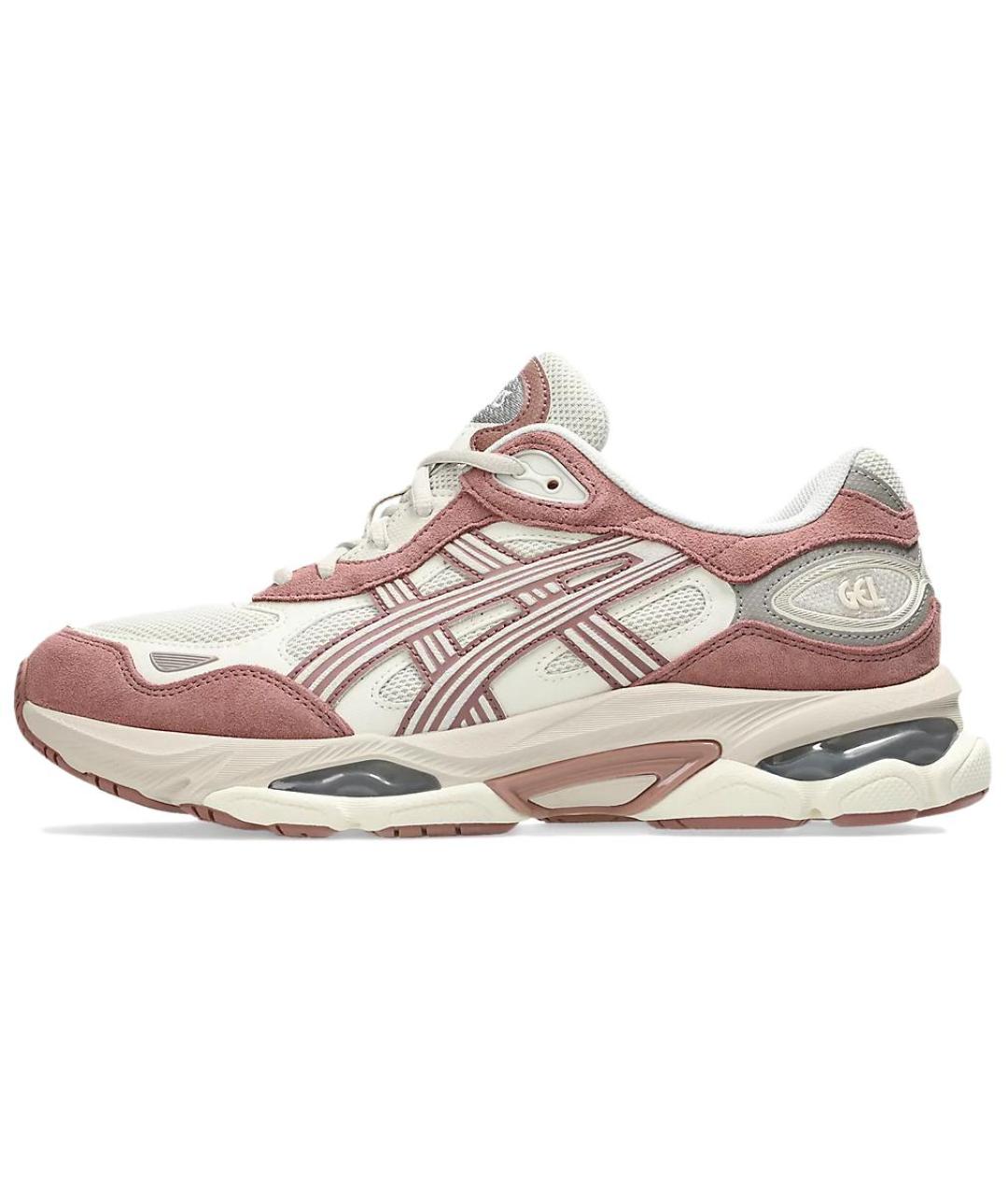 ASICS Бежевые замшевые кроссовки, фото 8