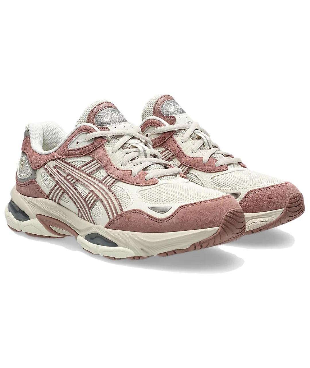 ASICS Бежевые замшевые кроссовки, фото 2