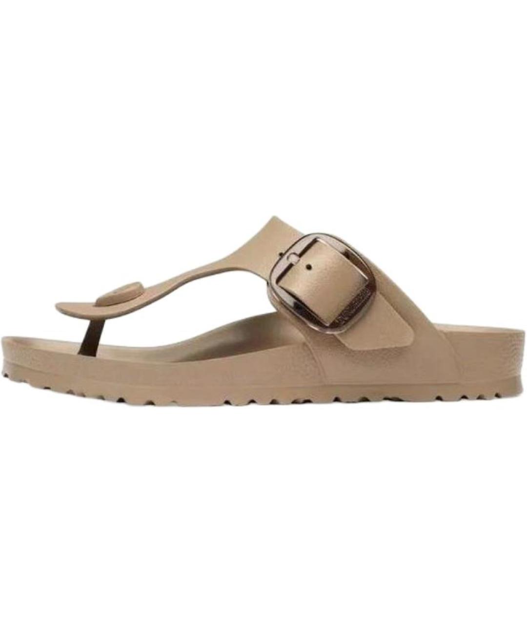 BIRKENSTOCK Бежевые шлепанцы, фото 2