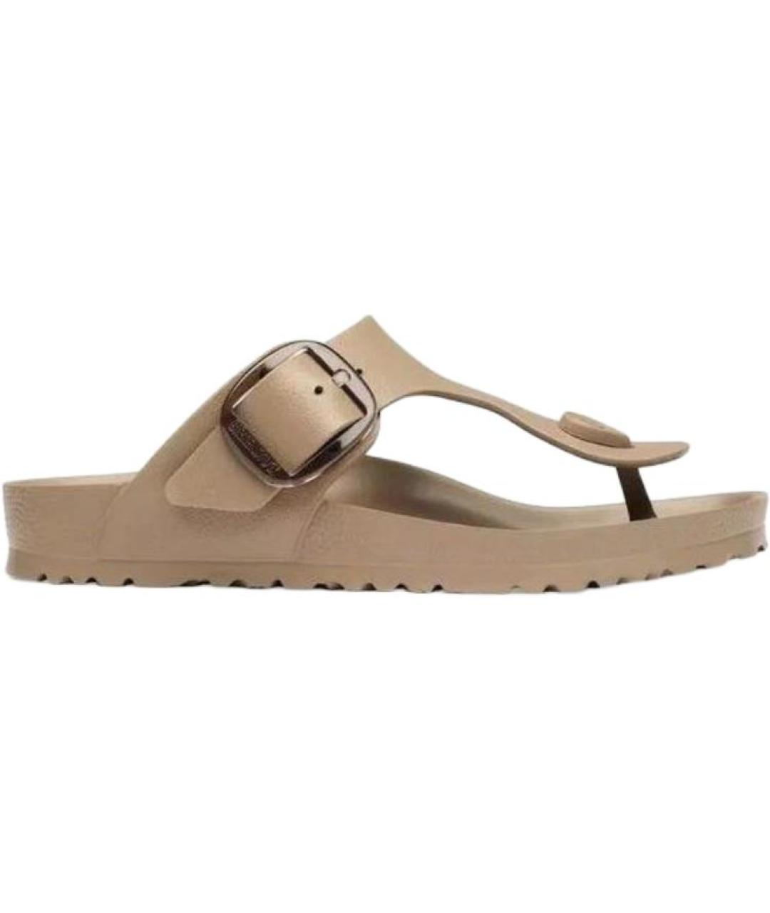 BIRKENSTOCK Бежевые шлепанцы, фото 1