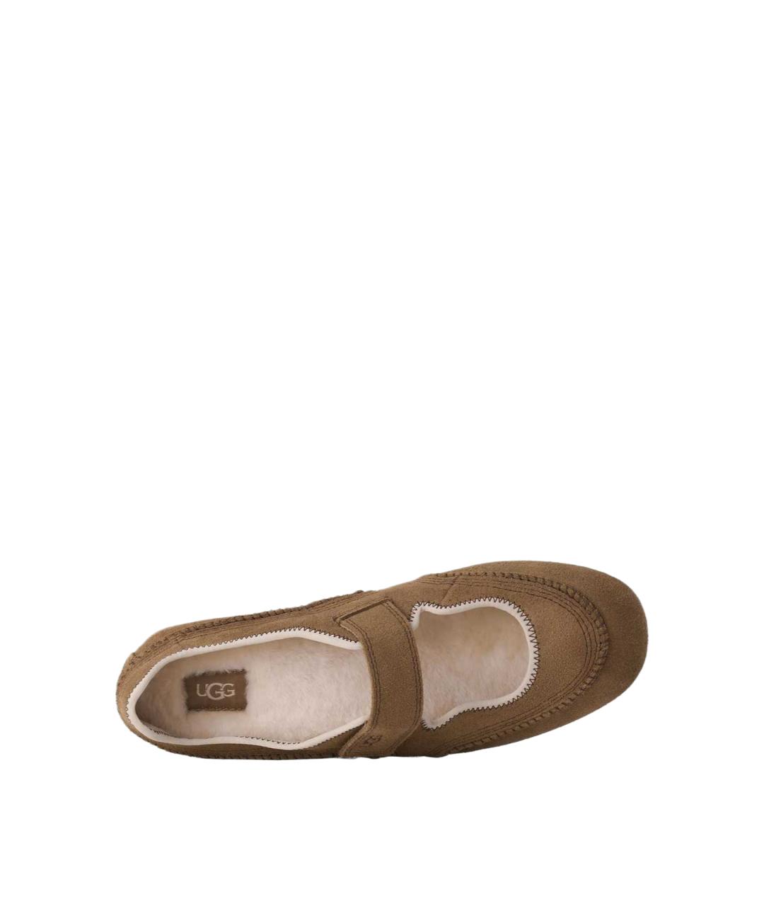 UGG Коричневые кожаные туфли, фото 3