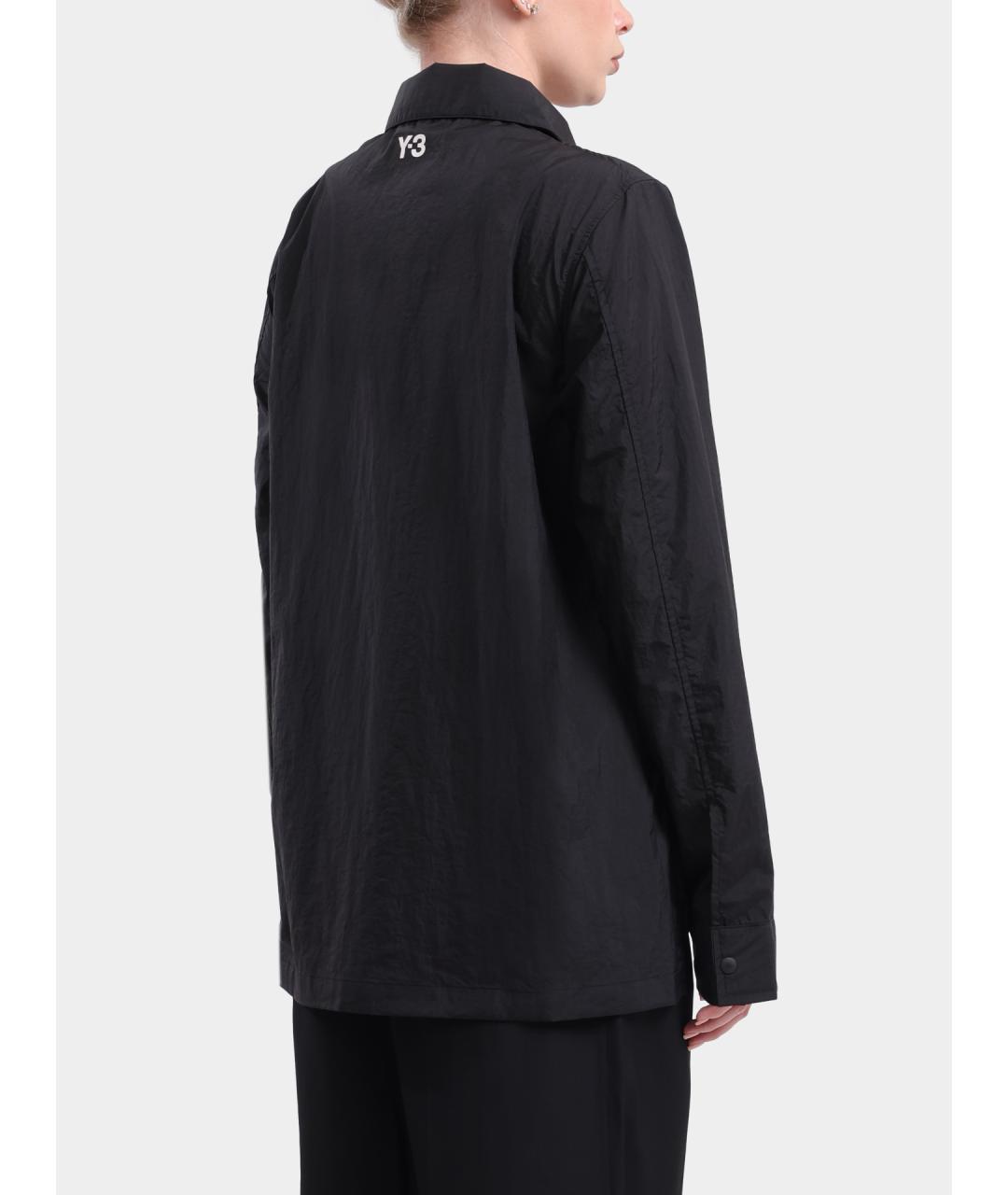 Y-3 Черная рубашка, фото 4