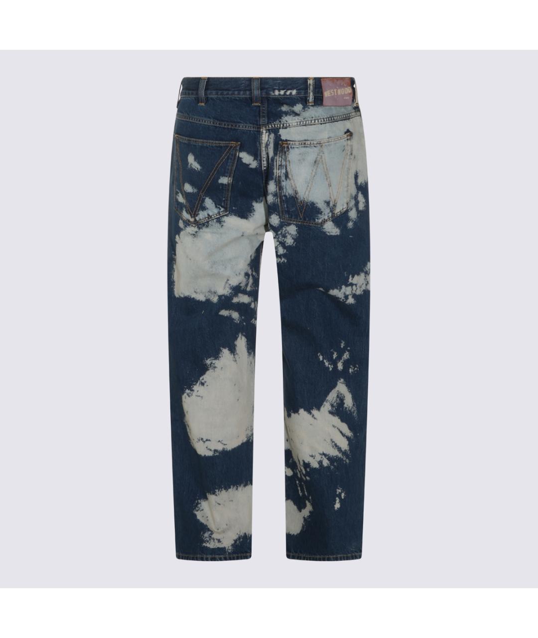 VIVIENNE WESTWOOD Синие прямые джинсы, фото 2