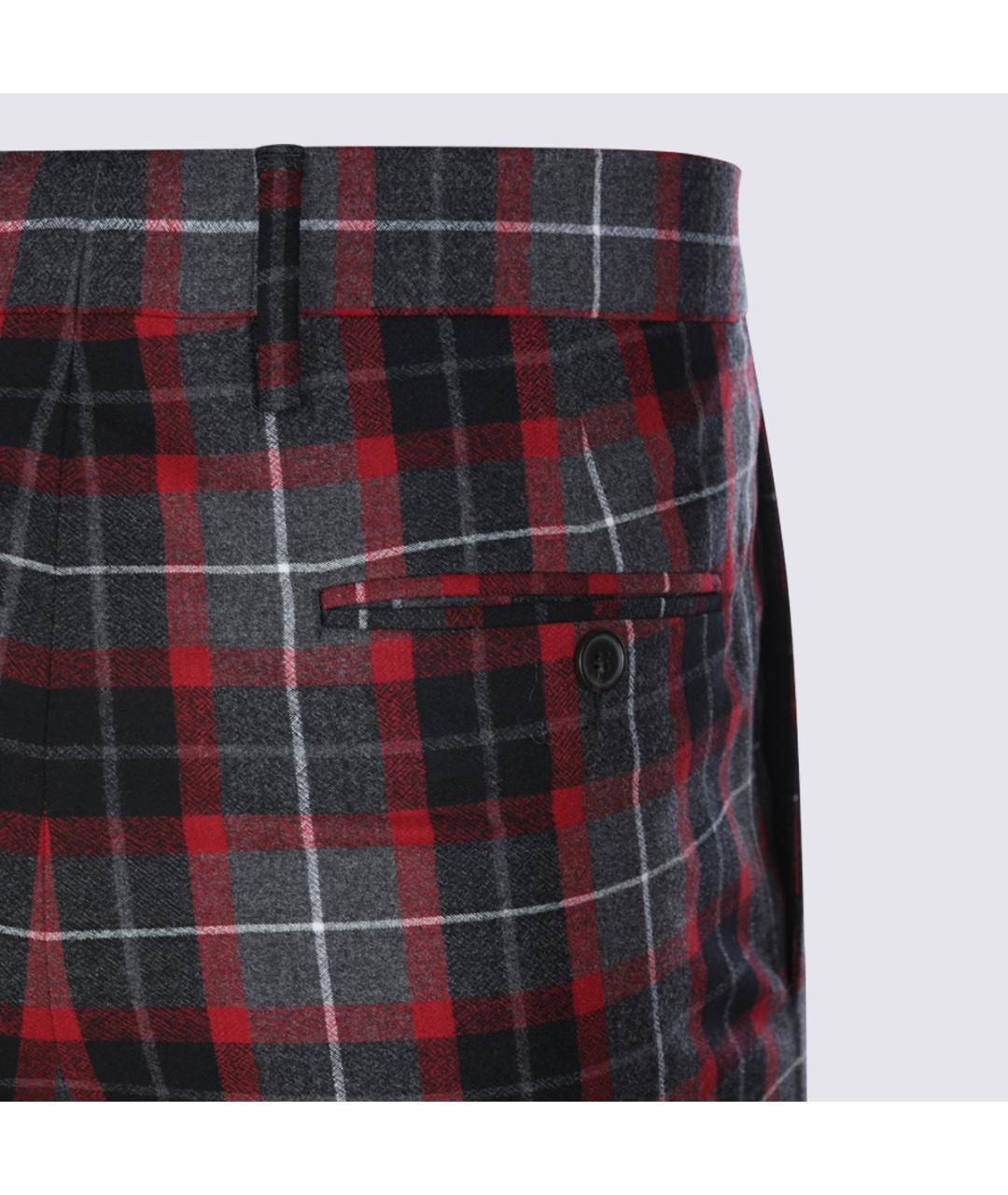 VIVIENNE WESTWOOD Мульти шерстяные повседневные брюки, фото 4