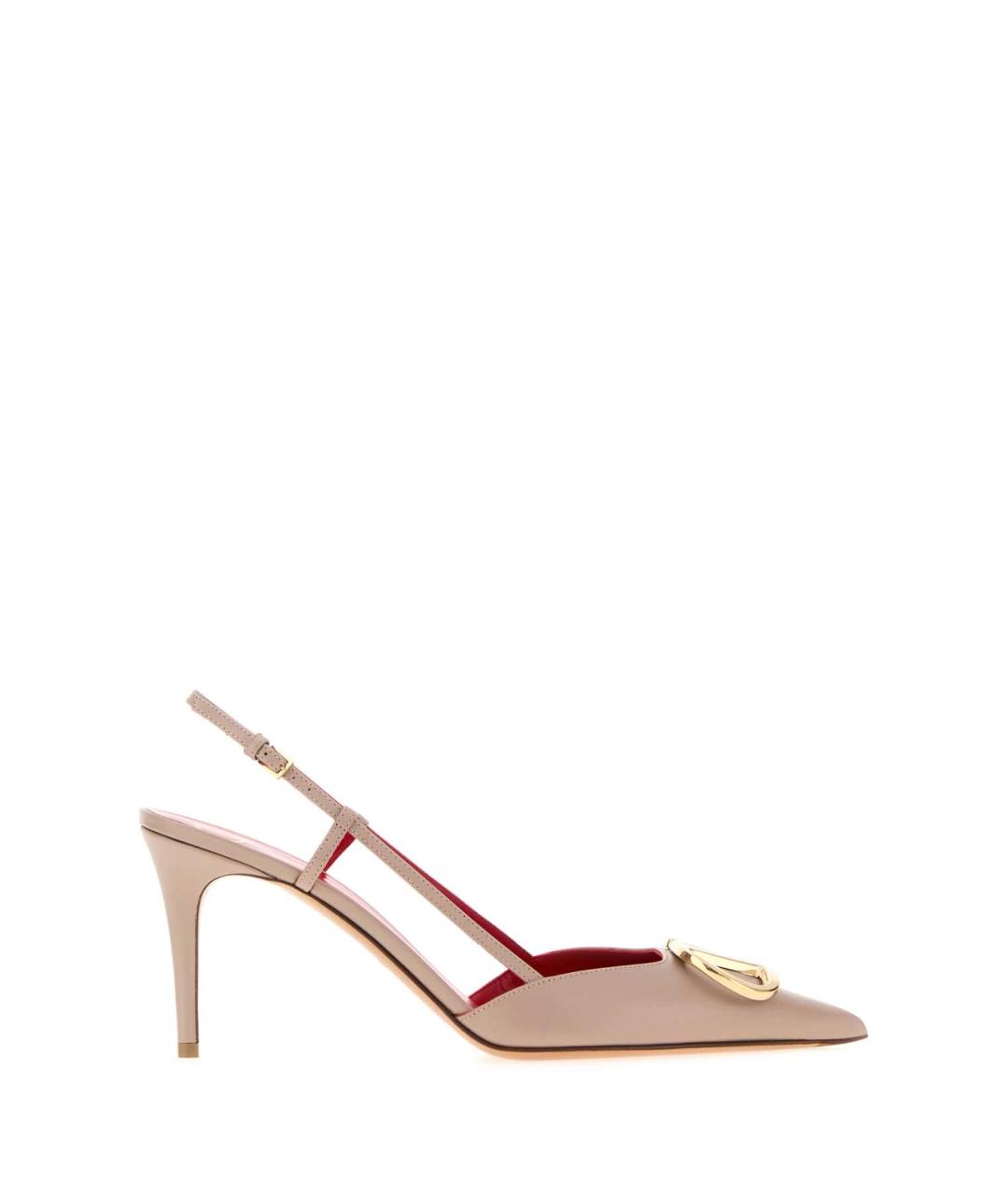 VALENTINO Розовые кожаные туфли, фото 1