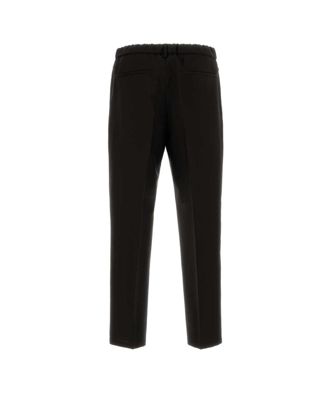 JIL SANDER Коричневые шерстяные классические брюки, фото 2