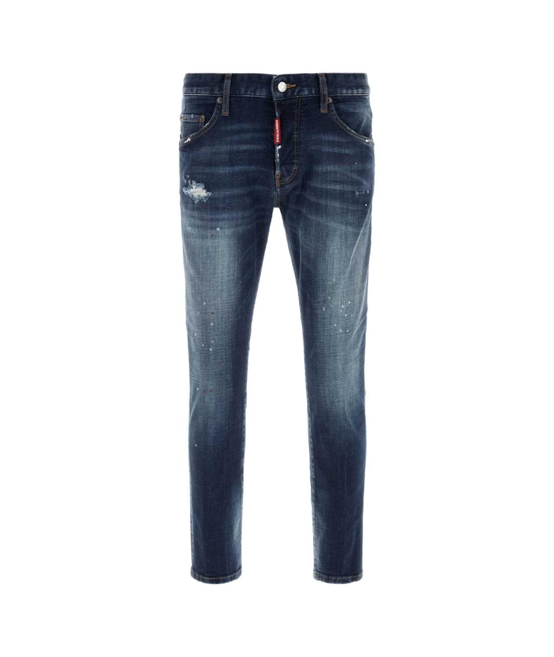 DSQUARED2 Синие прямые джинсы, фото 1
