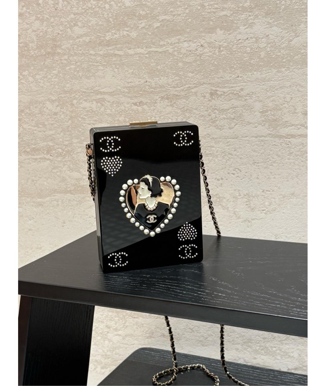 CHANEL Черная сумка через плечо, фото 6