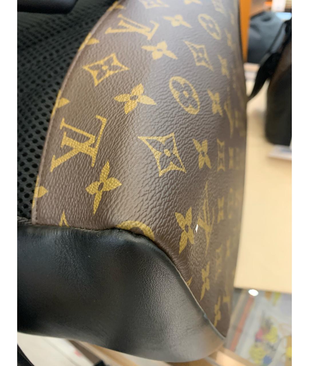 LOUIS VUITTON Коричневый канва рюкзак, фото 8