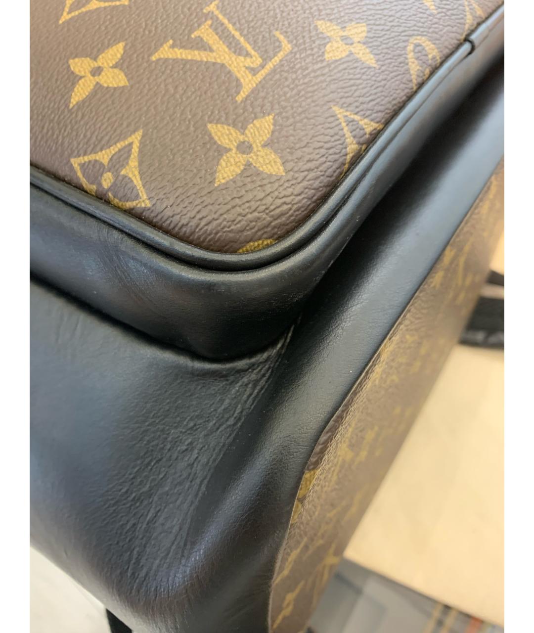 LOUIS VUITTON Коричневый канва рюкзак, фото 5