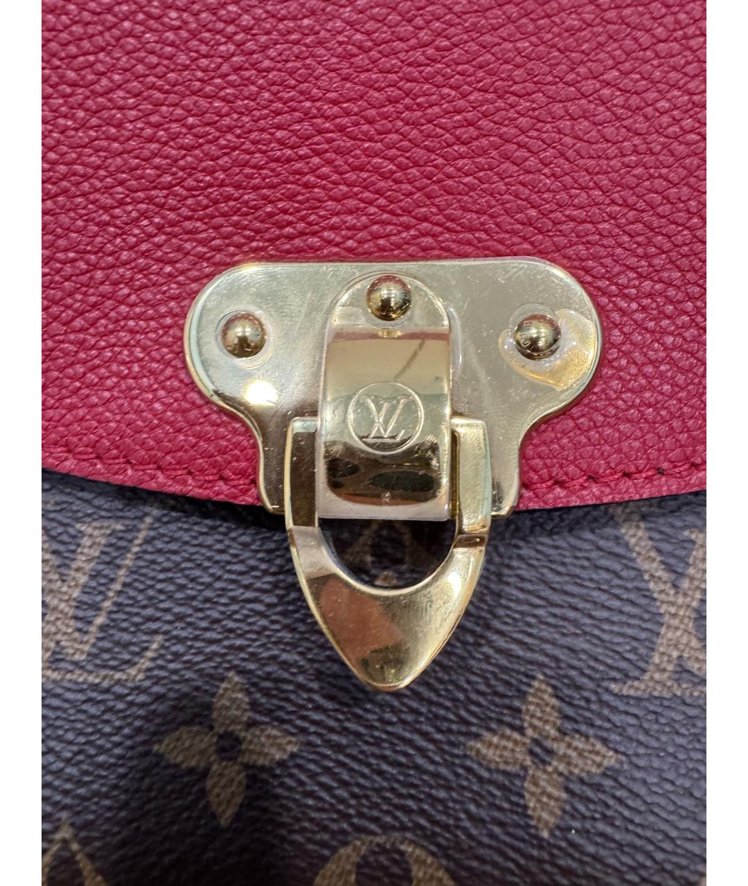 LOUIS VUITTON Коричневая канва сумка через плечо, фото 6