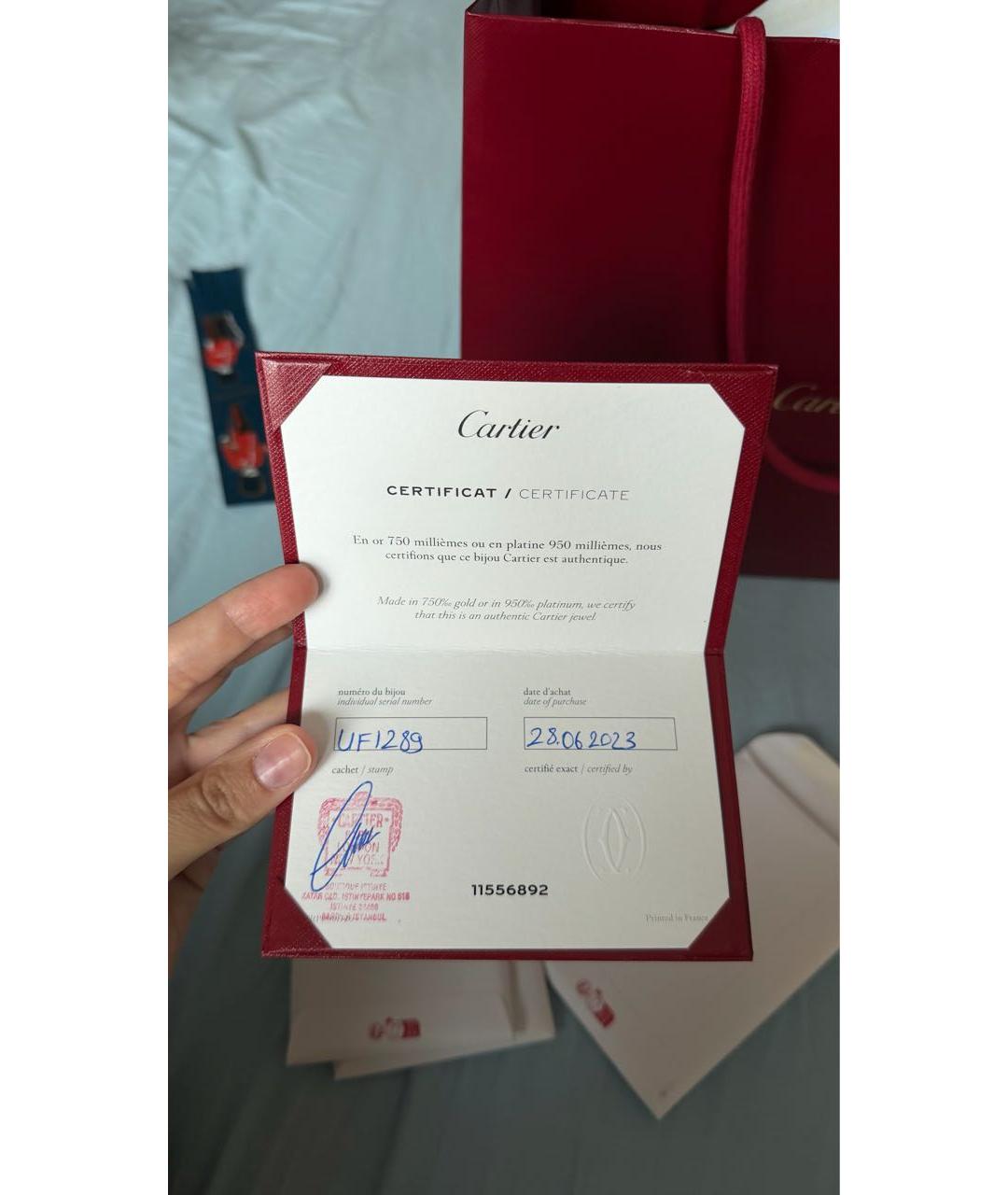 CARTIER Золотое кольцо из розового золота, фото 5