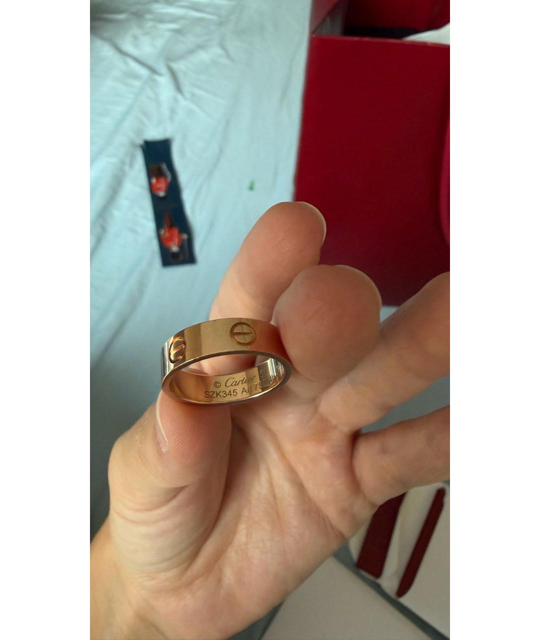 CARTIER Золотое кольцо из розового золота, фото 5