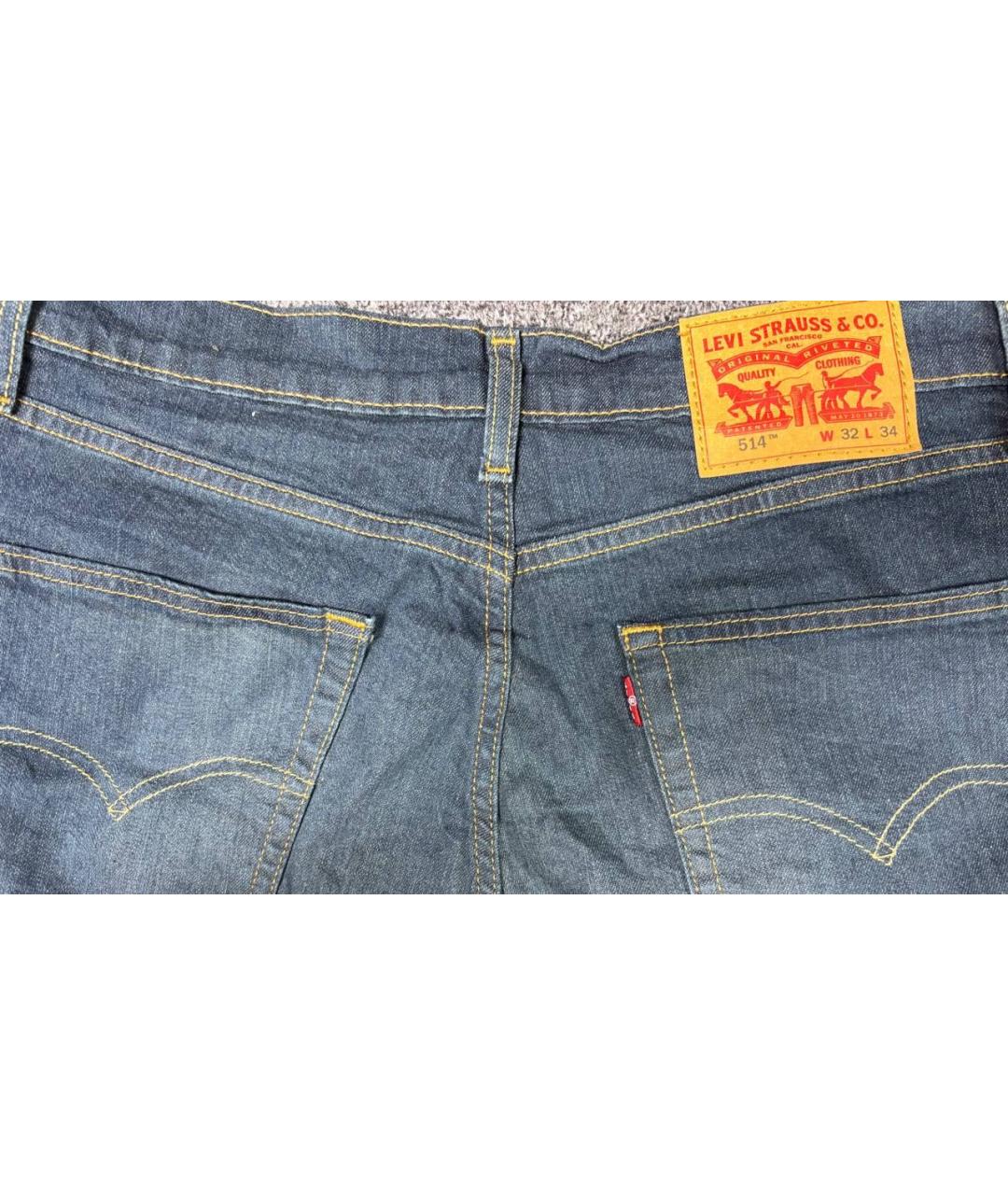 LEVI'S Синие хлопковые джинсы скинни, фото 3