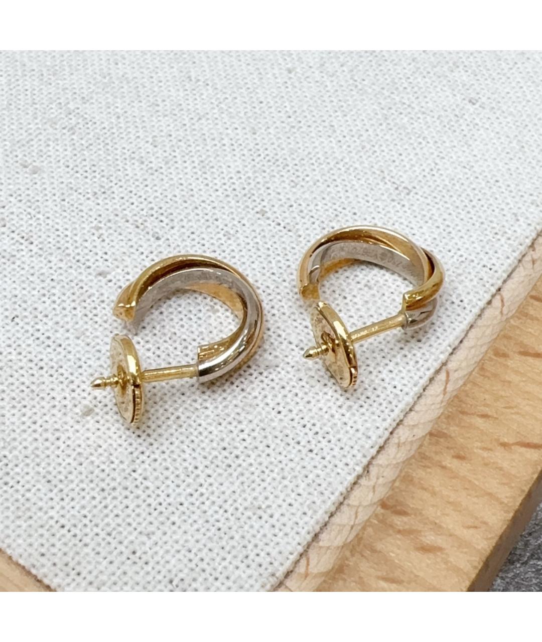 CARTIER Золотые серьги из желтого золота, фото 3