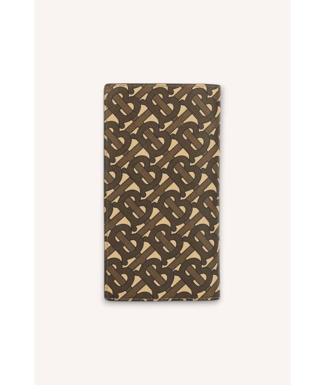 BURBERRY Коричневый кожаный кошелек, фото 2