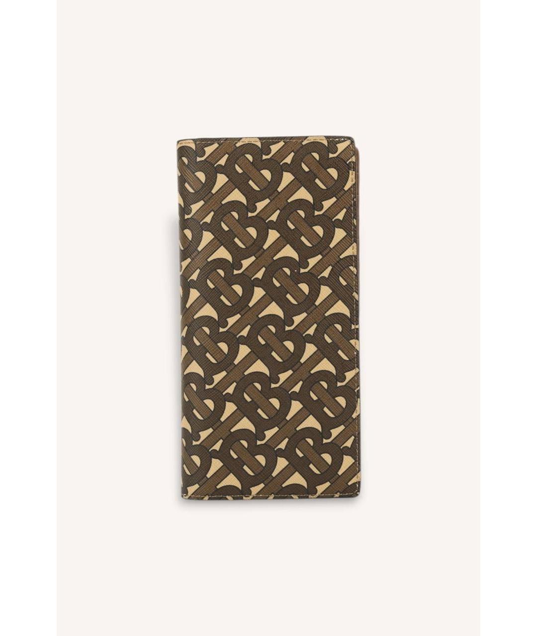 BURBERRY Коричневый кожаный кошелек, фото 5