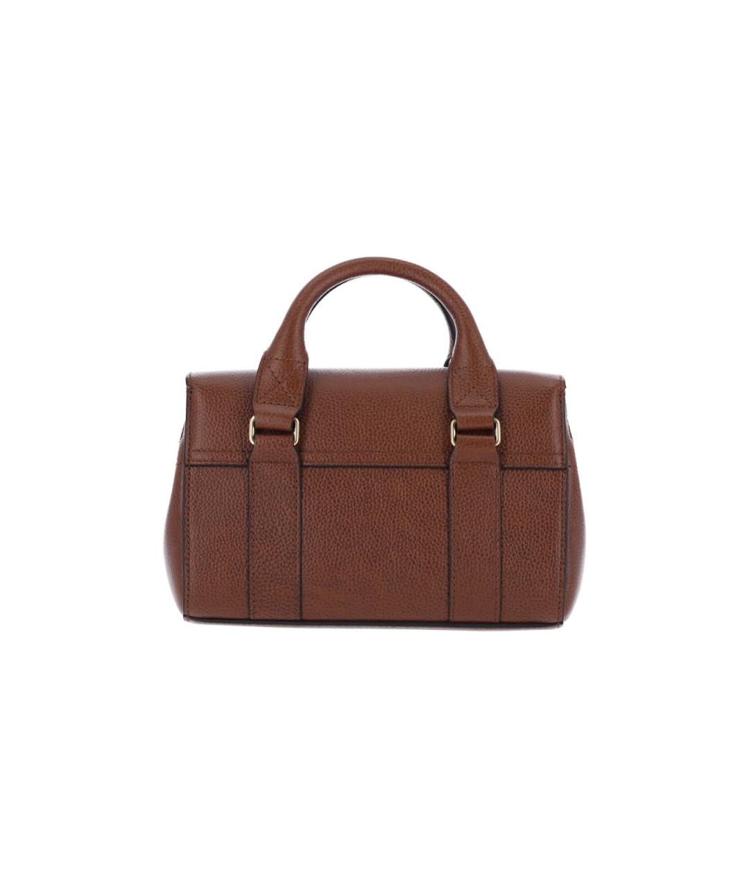 MULBERRY Коричневая кожаная сумка тоут, фото 3