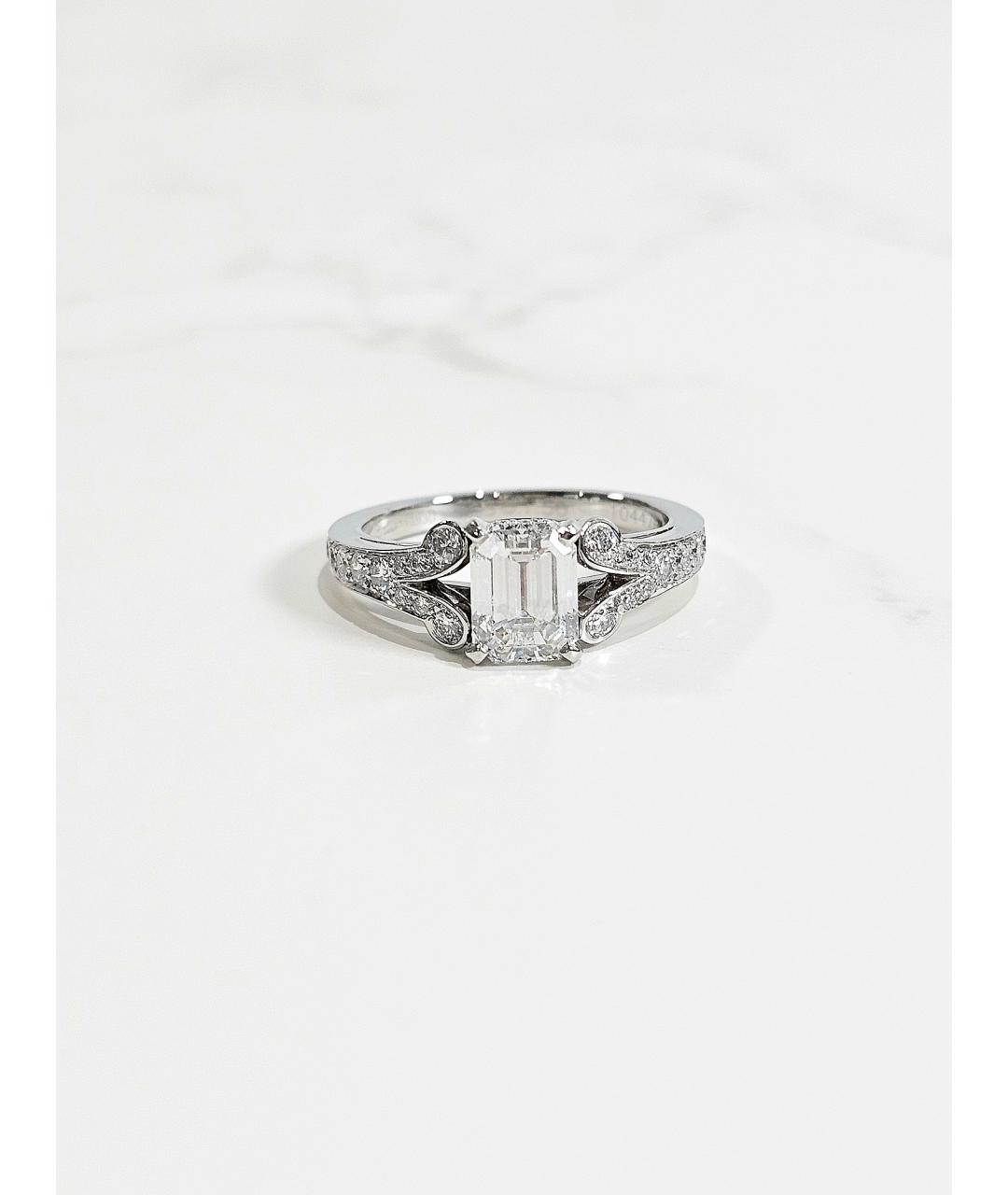 CARTIER Серебряное платиновое кольцо, фото 5